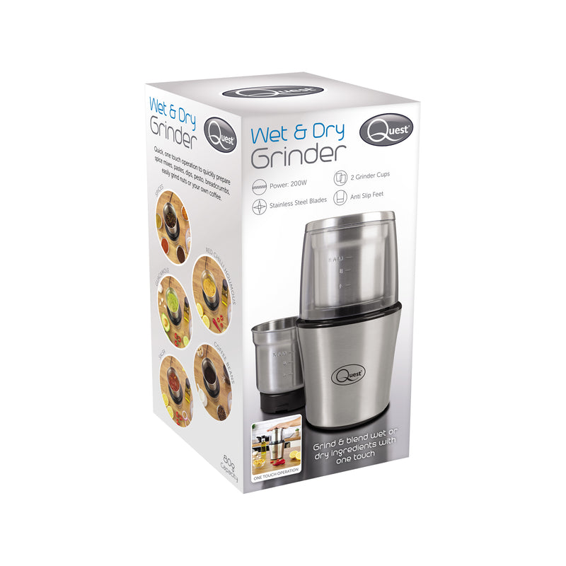 Quest Stainless Steel Wet And Dry Grinder