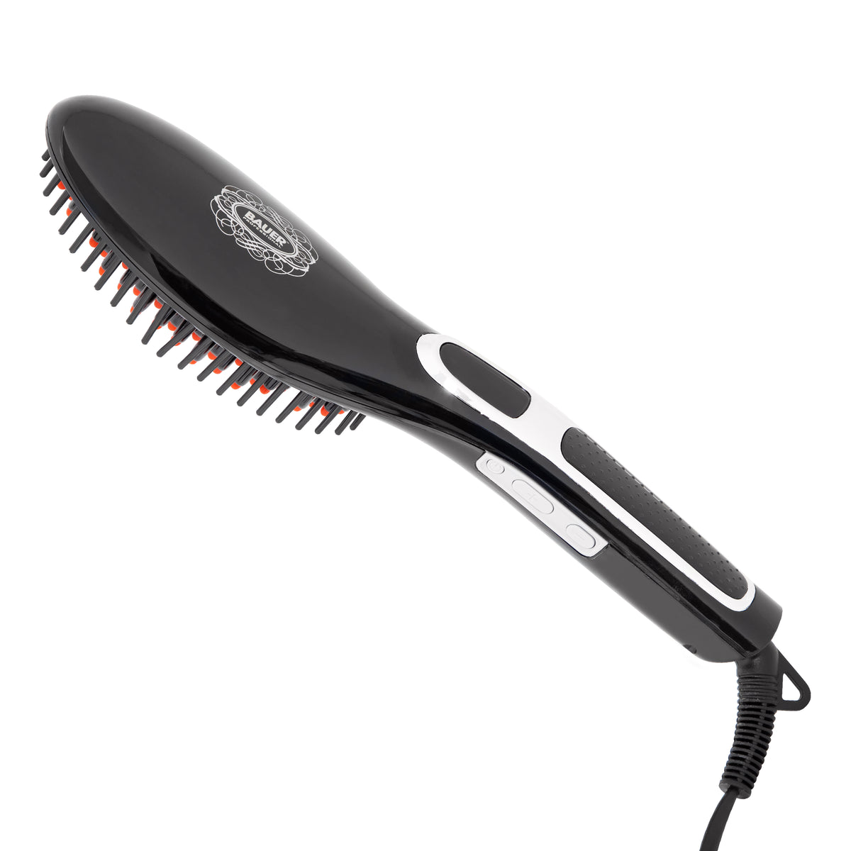 Bauer Straightener Hair Brush Black