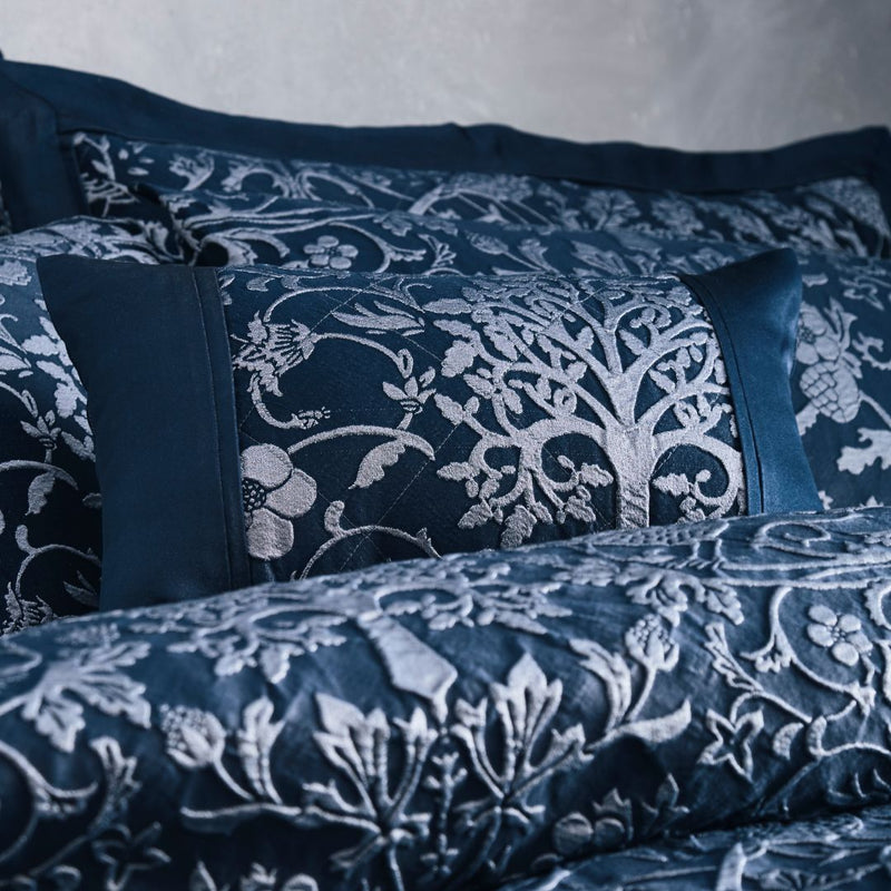 Oak Tree  Duvet Set - Midnight Blue