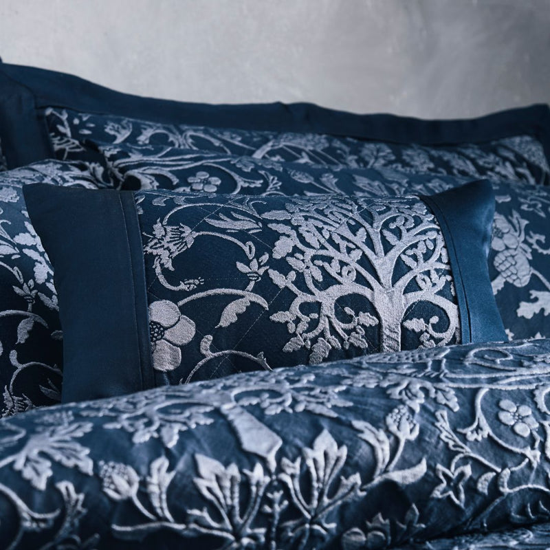 Oak Tree  Duvet Set - Midnight Blue