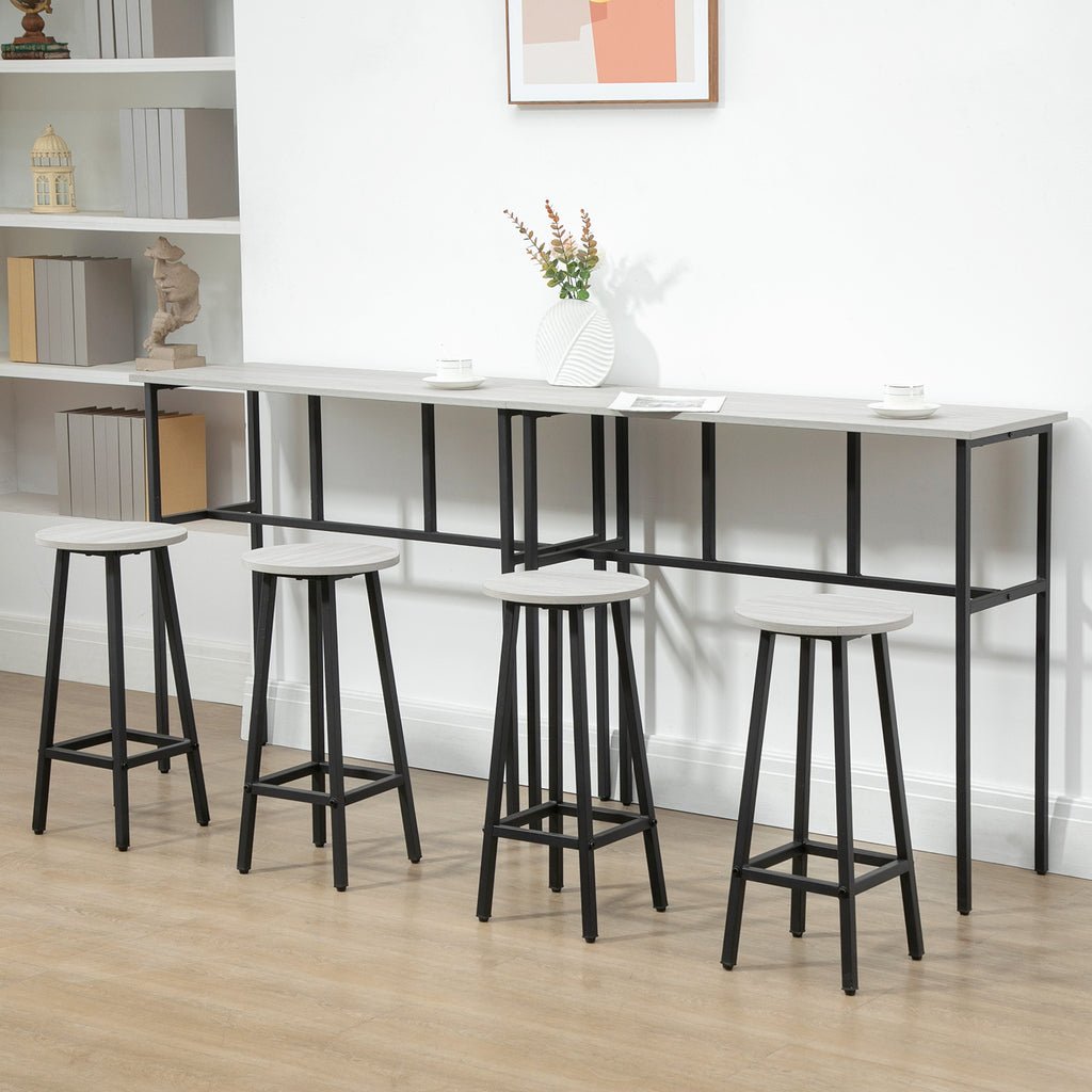 High bar deals table with stools