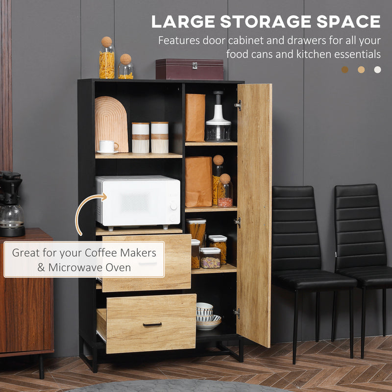 Homcom kitchen store storage cabinet