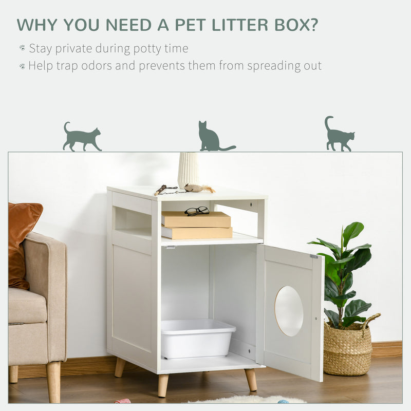 Multi cat hotsell litter box enclosure