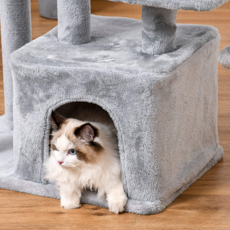 Cat activity centre grey best sale