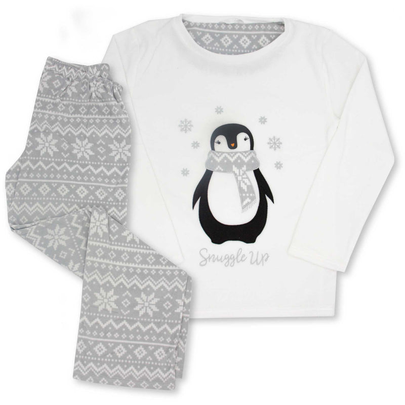 Penguin fleece pyjamas hot sale