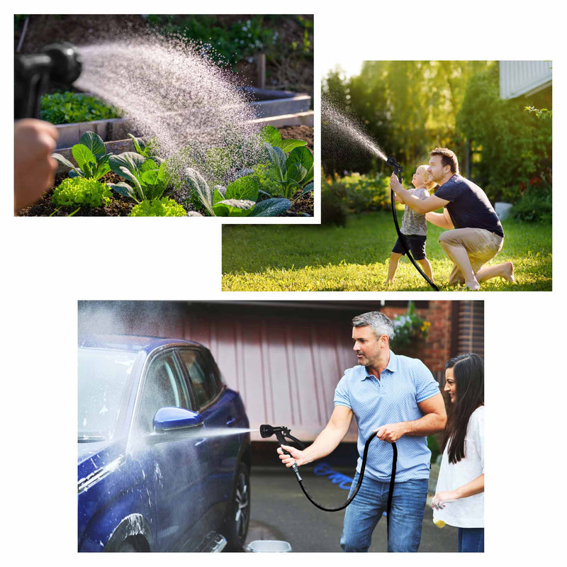Car Washer Spray Expandable Garden Pipe Hose Car Wash Hose Lightweight Expanding Hose Water Hose for Gardening Outdoor Watering Flowers, Size: 30
