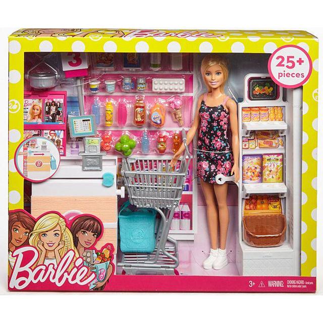 Barbie Doll & Supermarket Playset