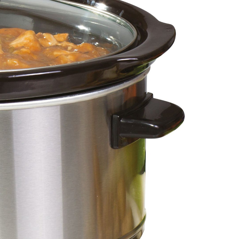 Daewoo Slow Cooker 3.5L - Stainless Steel