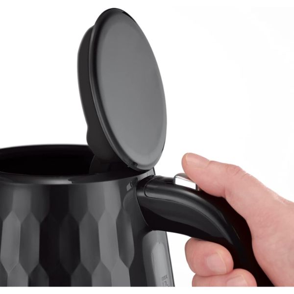 Russell Hobbs Honeycomb 1.7 Litre Textured Jug Kettle - Black