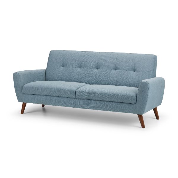 Monza Sofa 3 Seater Compact 1.9m Retro Blue