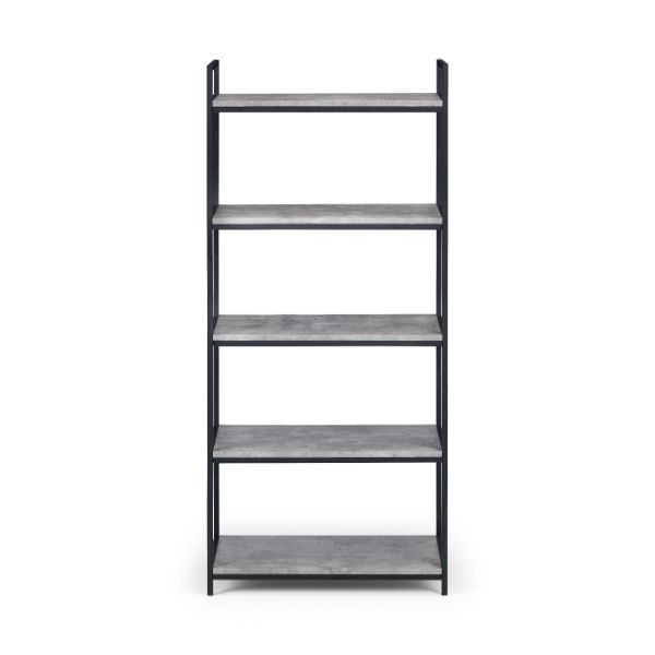 Staten Bookcase 1.4m Tall Concrete