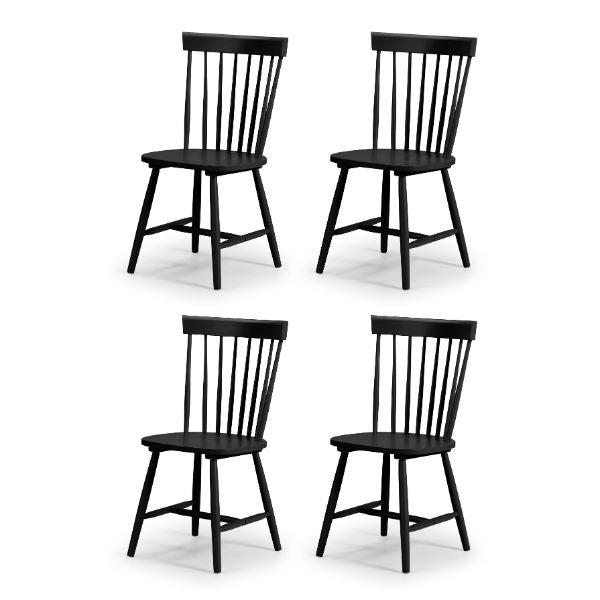 Torino Chairs Set Of 4 Black