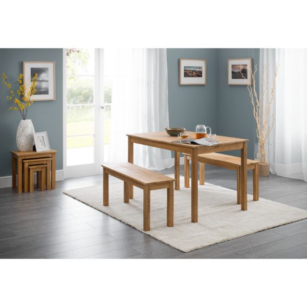 Coxmoor Bench Oak 1m