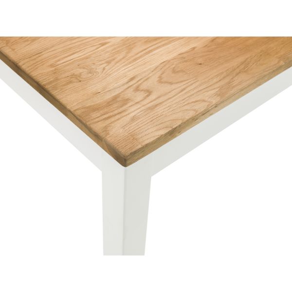 Coxmoor Rectangular Dining Table 1.2m Ivory & Oak