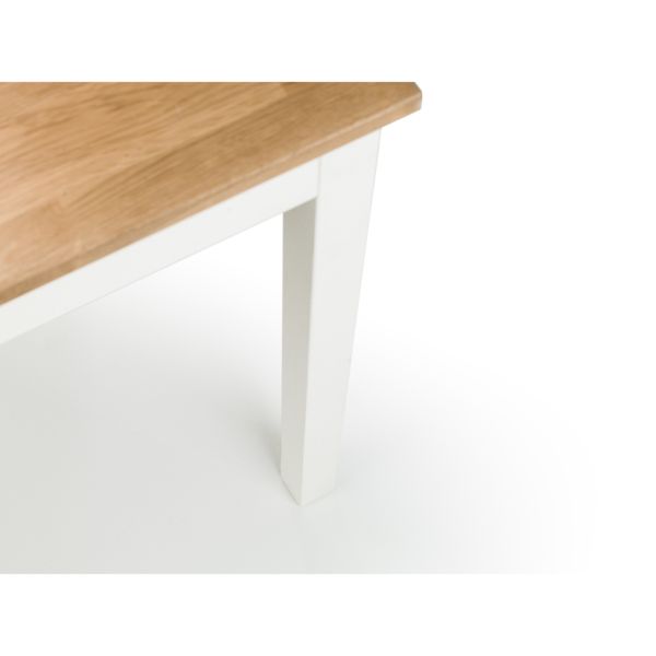 Coxmoor Rectangular Dining Table 1.2m Ivory & Oak