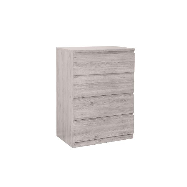 Jupiter Chest of 4 Drawers 80cm Grey Oak