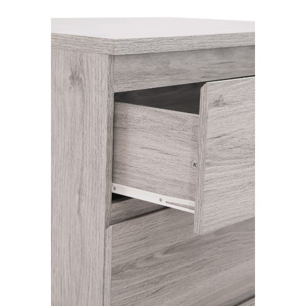 Jupiter Chest of 4 Drawers 80cm Grey Oak