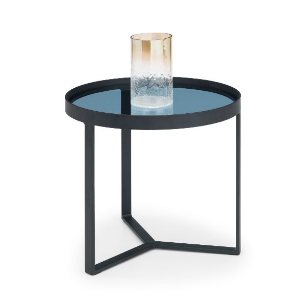 Loft Lamp Table Smoked Glass