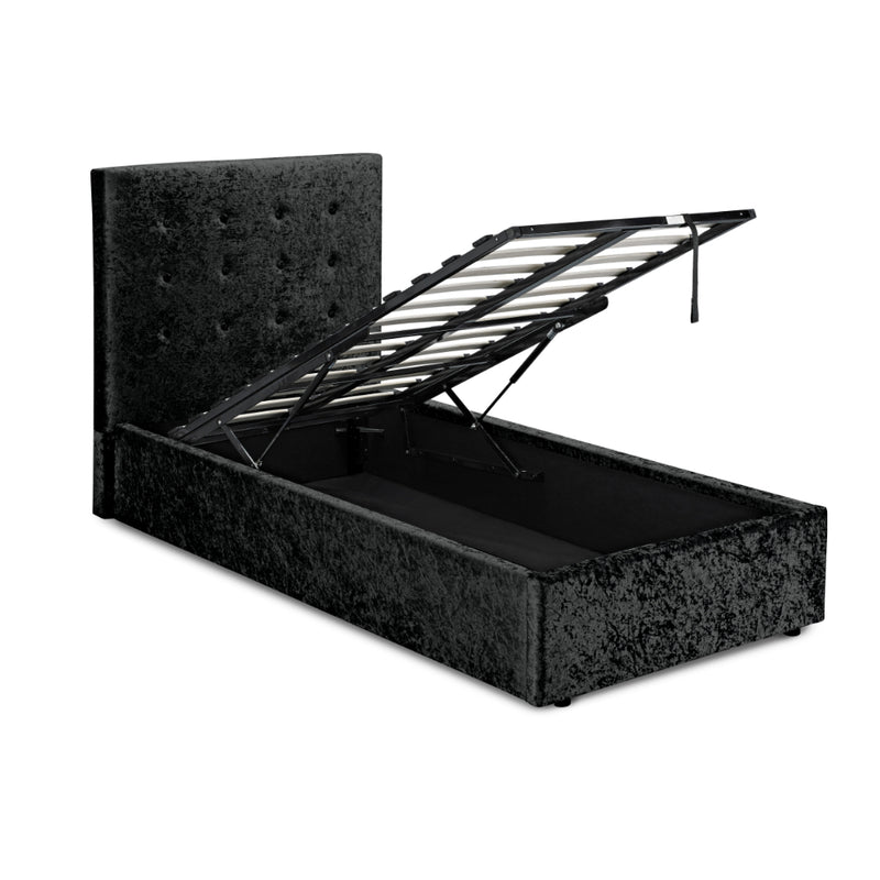 Rimini Single Bed 3ft .9m - Black