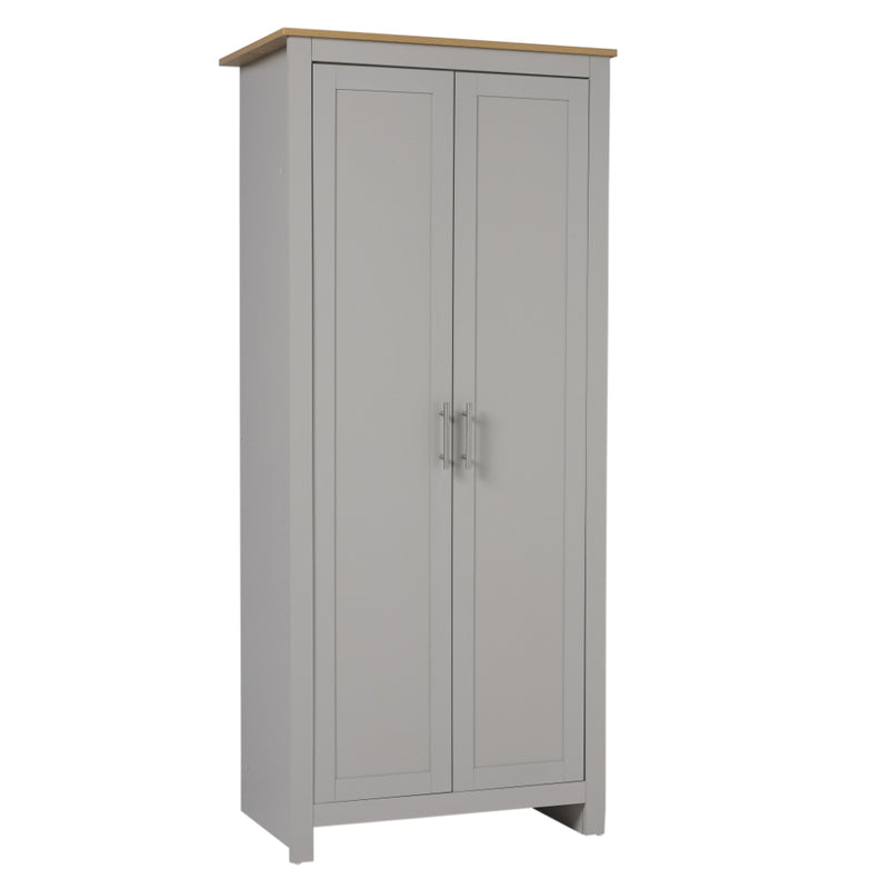 Lancaster Bedroom Furniture Set 3 Piece - Grey Oak