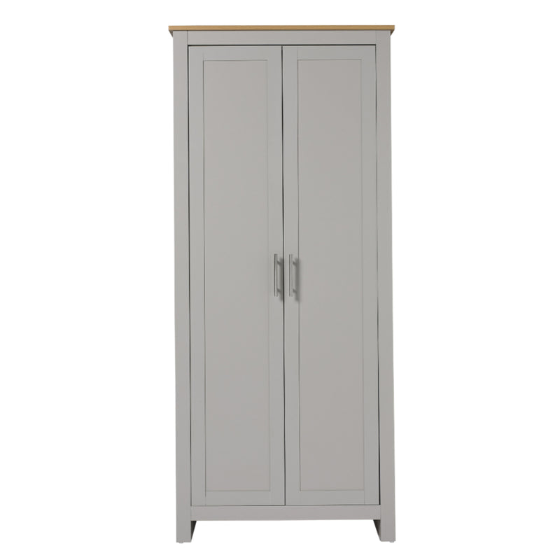 Lancaster Bedroom Furniture Set 3 Piece - Grey Oak