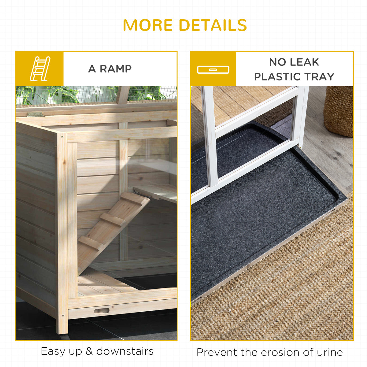 Rabbit hutch ramp best sale