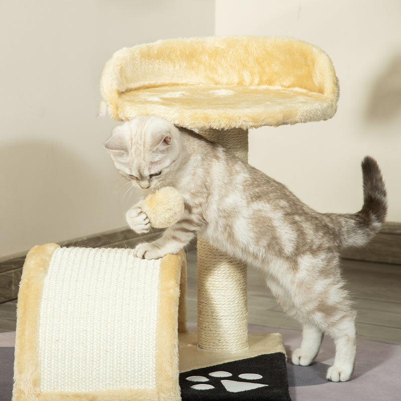 PawHut Cat Tree Kitten Scratching Scratcher Cosy Sisal Home Play Rest Activity