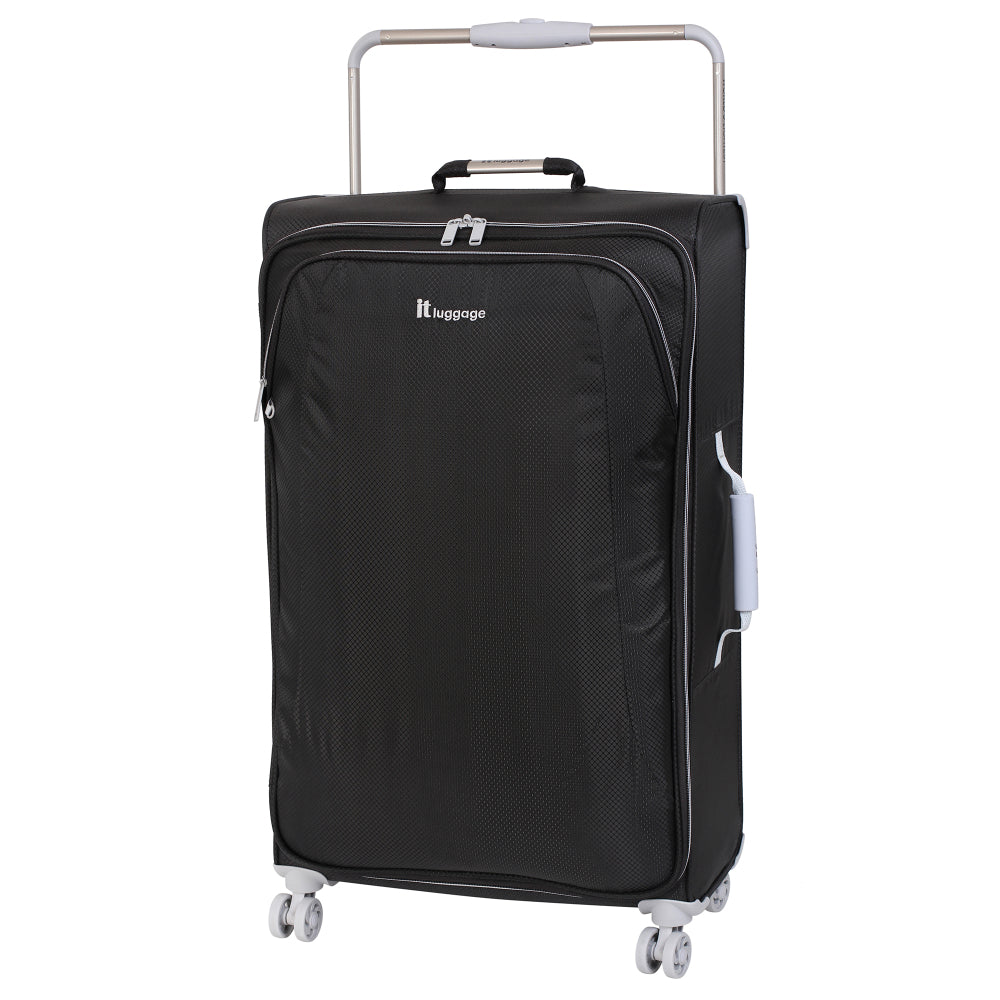 IT Luggage World s Lightest Suitcase with 8 Wheels and Wide Handle Des