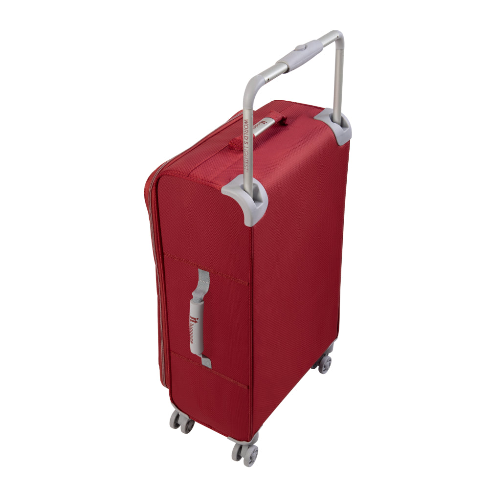 IT Luggage World s Lightest Suitcase with 8 Wheels and Wide Handle Des