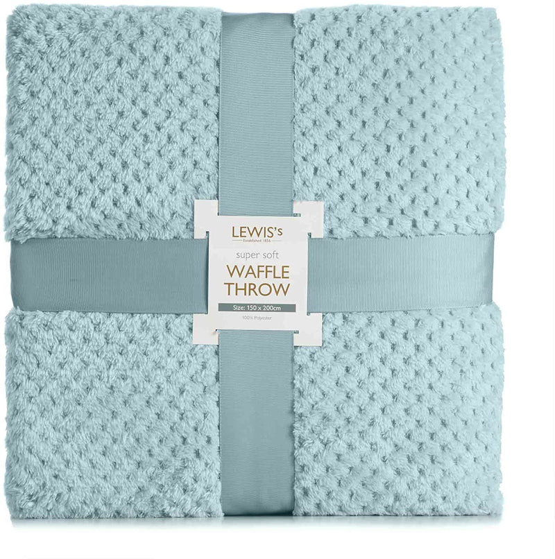 Duck egg blue online fleece blanket