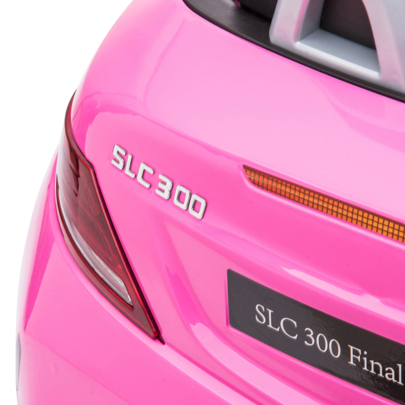 Pink mercedes benz ride on online