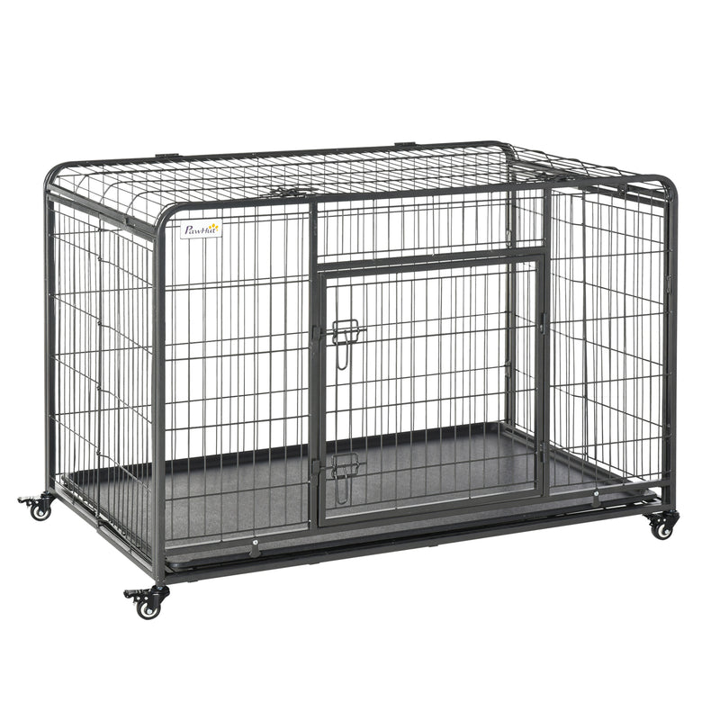 Pawhut heavy duty dog crate sale