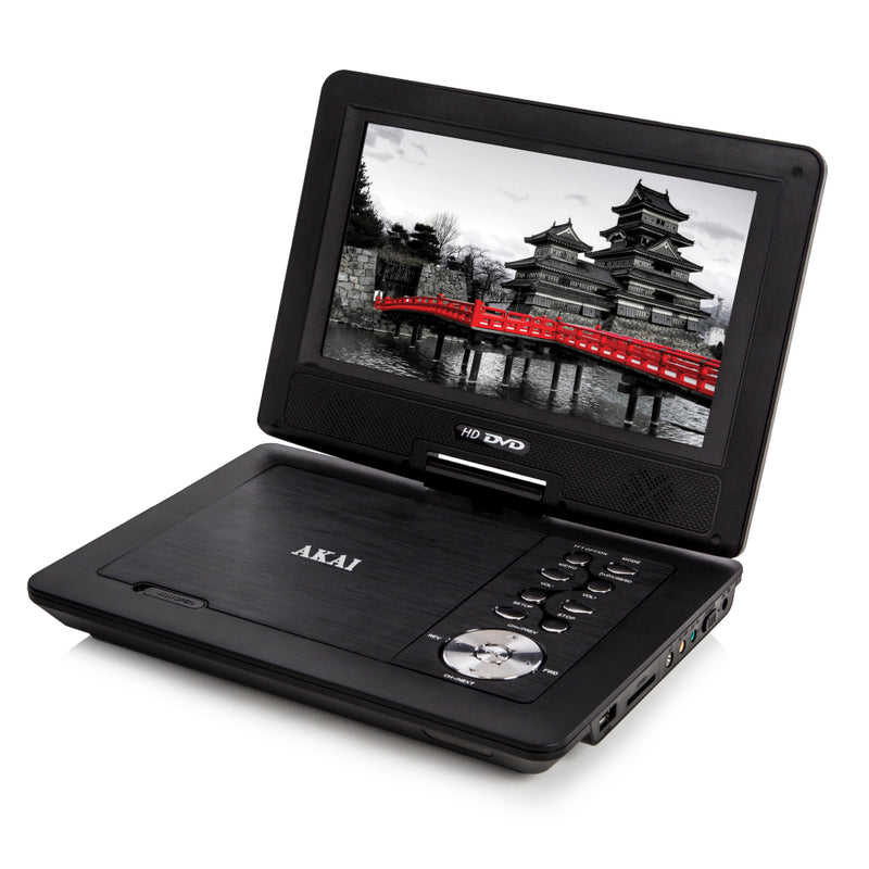 Akai 10 inch Portable DVD Player Black