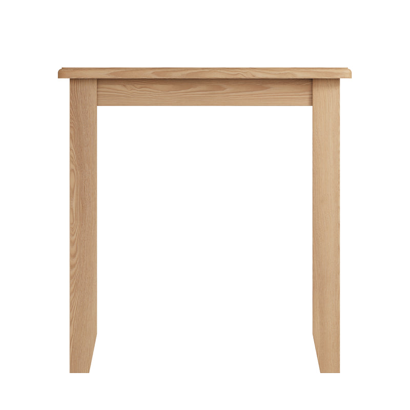 Shrewsbury Light Oak Fixed Top Table 75 x 75 x 78 cm