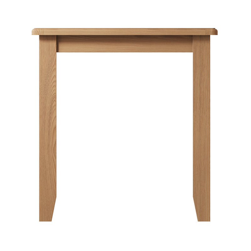 Shrewsbury Light Oak Fixed Top Table 75 x 75 x 78 cm