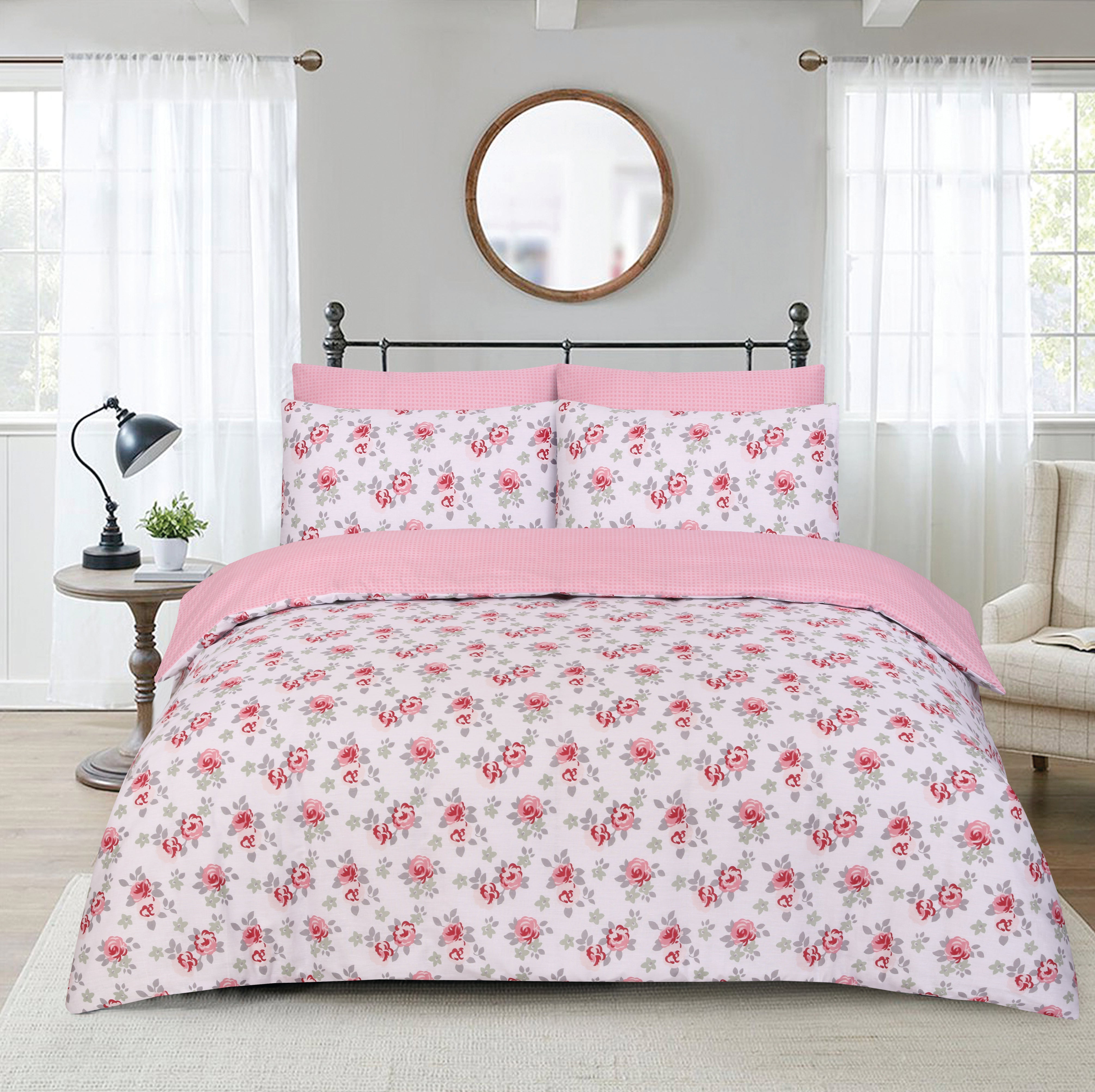 Lewis's Garden Rose Duvet Set