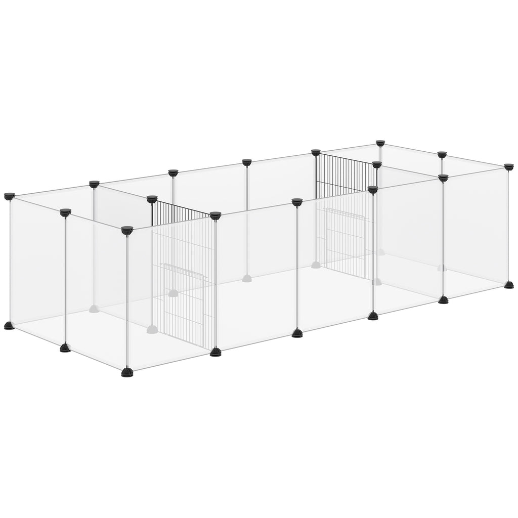 Pet cage clearance panels