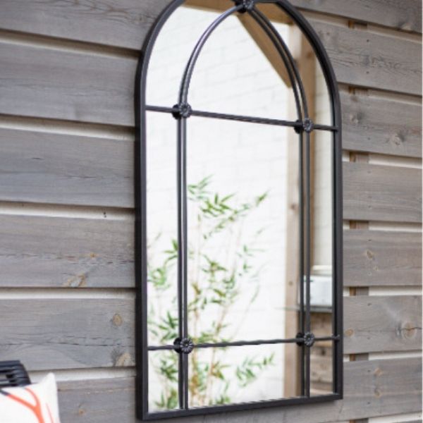 La Hacienda Mirror - Arundel Black Arched Mirror