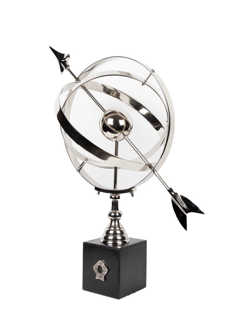 Mint Collection - Granite Base Arrow Armillary - 47x10.5x61cm