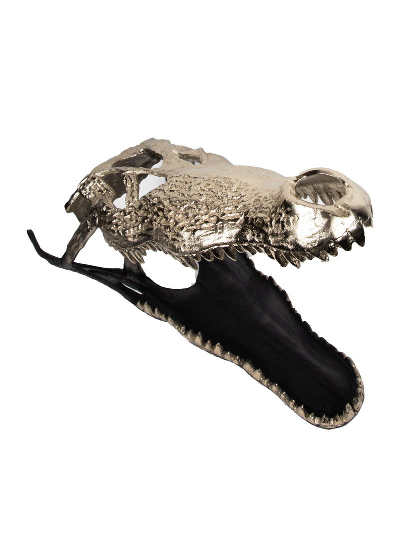 Mint Collection - Aluminium Crocodile Mouth Large - Silver 20.5x10.3x15.5cm