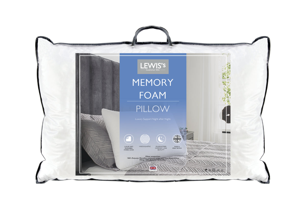 Lewis s Memory Foam Pillow