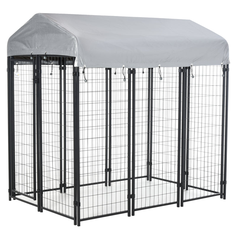 Metal dog hot sale kennel