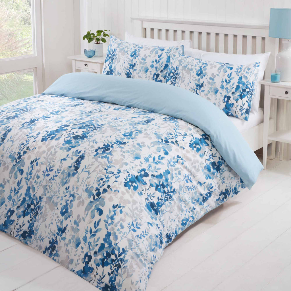 Lewiss Dapple Duvet Set Blue 