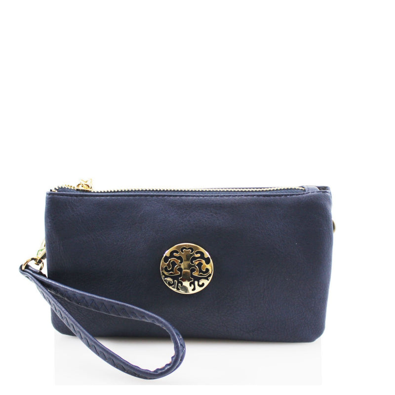 Wristlet Purse - Navy Blue