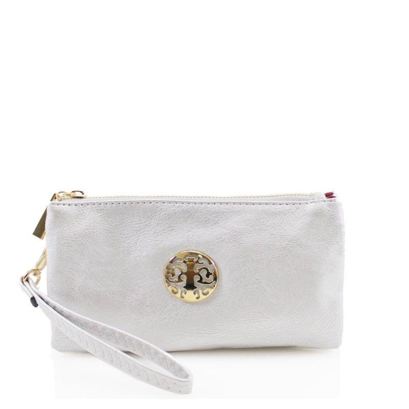 Buy jazaa Small Wristlet Clutch Bag for Women, Ladies Wristlet Purses with  Wrist Strap Zip Closure (grey 2) Online In India At Discounted Prices