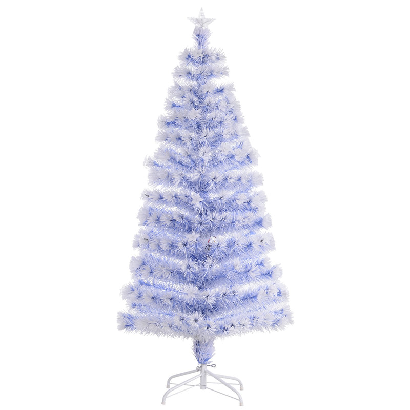 HOMCOM 5ft Artificial Fibre Optic Christmas Tree