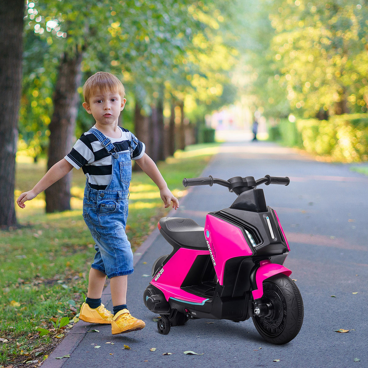 Pink kids motorcycle best sale