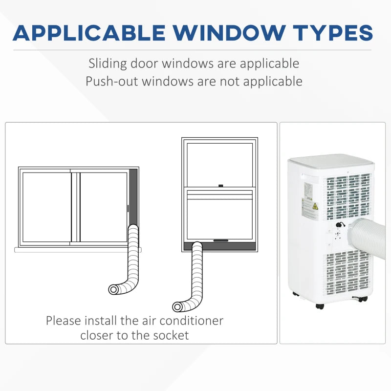 HOMCOM Mobile Air Conditioner