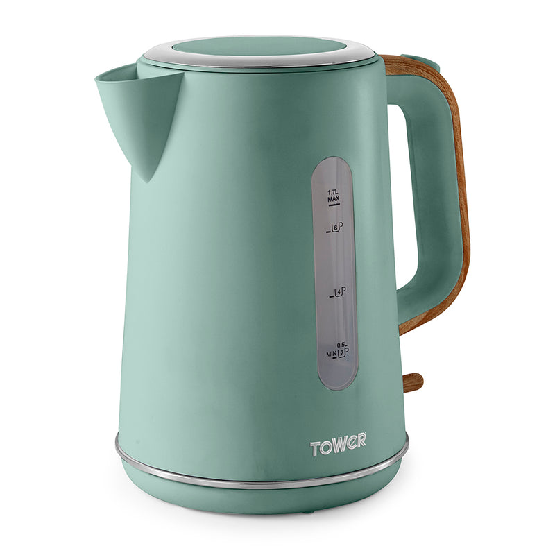 Tower Scandi 3KW 1.7L Rapid Boil Kettle - Jade Green