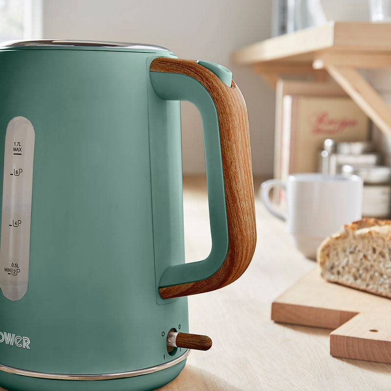 Tower Scandi 3KW 1.7L Rapid Boil Kettle - Jade Green